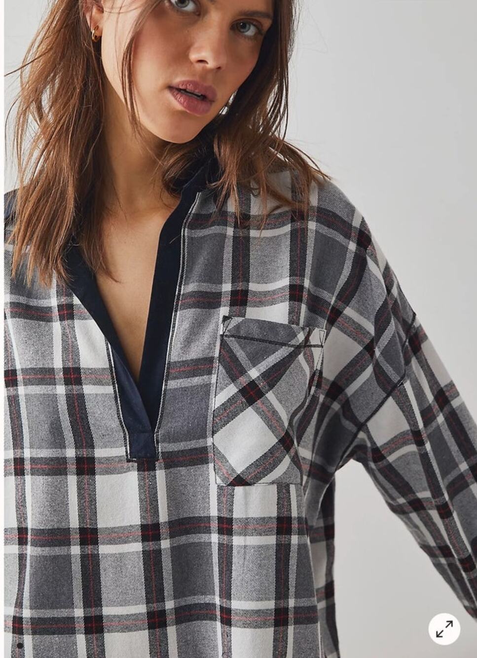 Free People Sunday Morning Sleep Shirt